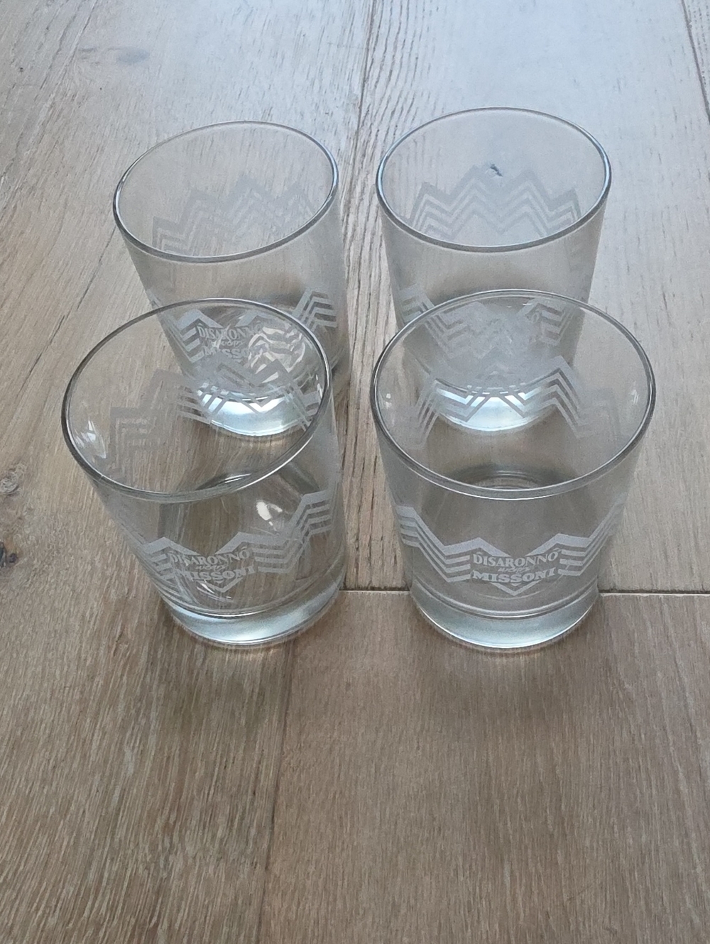 Disaronno Wears Missoni Glasses Set of 4